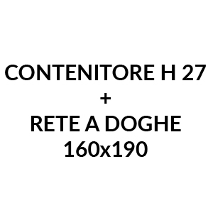 Contenitore H 27 + Rete 160x190