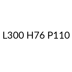 L 300 H 76 P 110