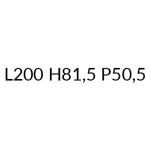 L 200 H 81,5 P 50,5