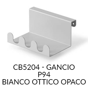Gancio/Bianco ottico opaco