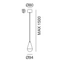 Dew 289.01.FFT lampada a sospensione Il Fanale dimensioni