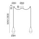 Dew 289.10.FFT lampada a sospensione Il Fanale dimensioni