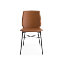 Sedia Sibilla CB/1959 Connubia Calligaris Cuoio cognac