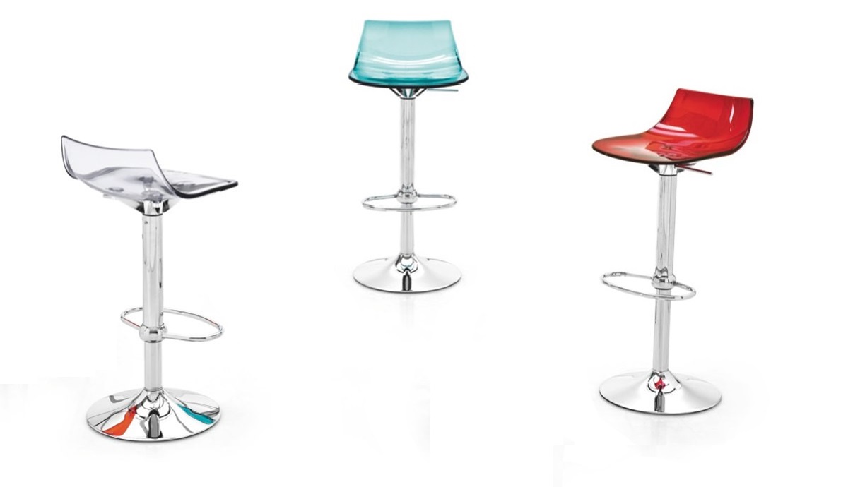 Sgabelli Bar Trasparenti : Connubia calligaris sgabello led cb 1405 designperte.it