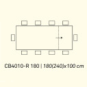 Connubia Tavolo Baron CB/4010-R 180 Scheda tecnica
