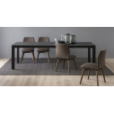 Connubia Tavolo Eminence Fast CB/4788-R 130 Ceramica Ossido nero