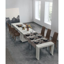 Consolle Pandora 3M Target Point laminato Rustico bianco