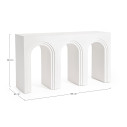 Consolle Rhome Twin Rettangolare bianco Bizzotto dimensioni