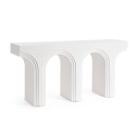 Consolle Rhome Twin bianco Bizzotto vista