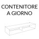 Antologia Composizione 4 Libreria vano TV Mogg accessorio contenitore a giorno