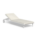Coral Lettino Talenti Outdoor bianco-bianco caldo