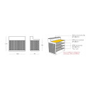 Cordiale bancone bar Slide Design dimensioni