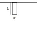 Cordon lampada da soffitto Martinelli Luce dimensioni
