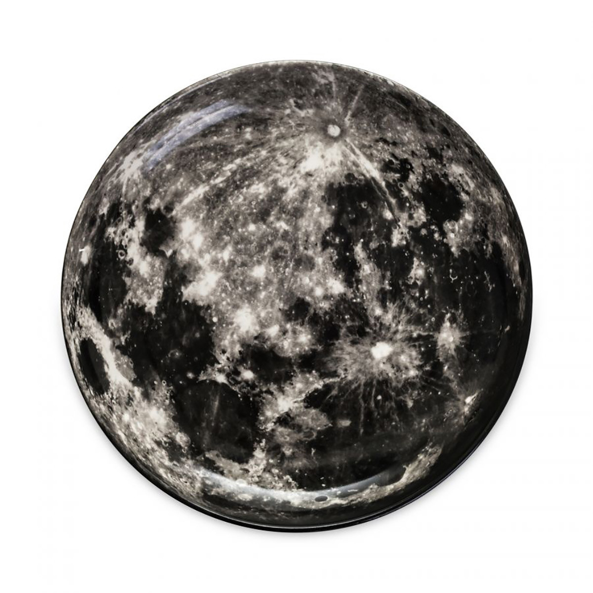 SELETTI Set Caffè Cosmic Diner-Lunar In Stoneware E Ottone - Tazzina, Piattino E Paletta