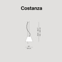 Luceplan Costanza D13sas Sospensione dimensioni