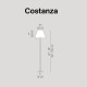 Luceplan Costanza D13 t Lampada da terra dimensioni