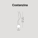 Luceplan Costanzina D13spi Sospensione dimensioni