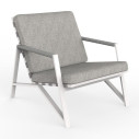 Set Cottage Talenti Outdoor poltrona living bianco grigio chiaro