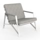 Set Cottage Talenti Outdoor poltrona living bianco grigio chiaro