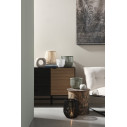 Credenza 2A-3C Allycia nero-naturale Bizzotto ambientazione