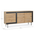 Credenza 3A-1C Stanwood Bizzotto dimensioni
