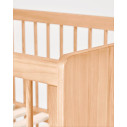 Culla evolutiva Maralis in legno massello di faggio 70 x 140 cm Kave Home dettaglio