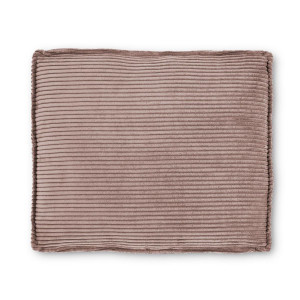 Cuscino Blok in velluto a coste spesso rosa 50 x 60 cm