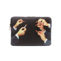 Custodia da Laptop Lipsticks Black Seletti vista