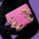 Custodia da Laptop Lipsticks Pink Seletti ambientazione