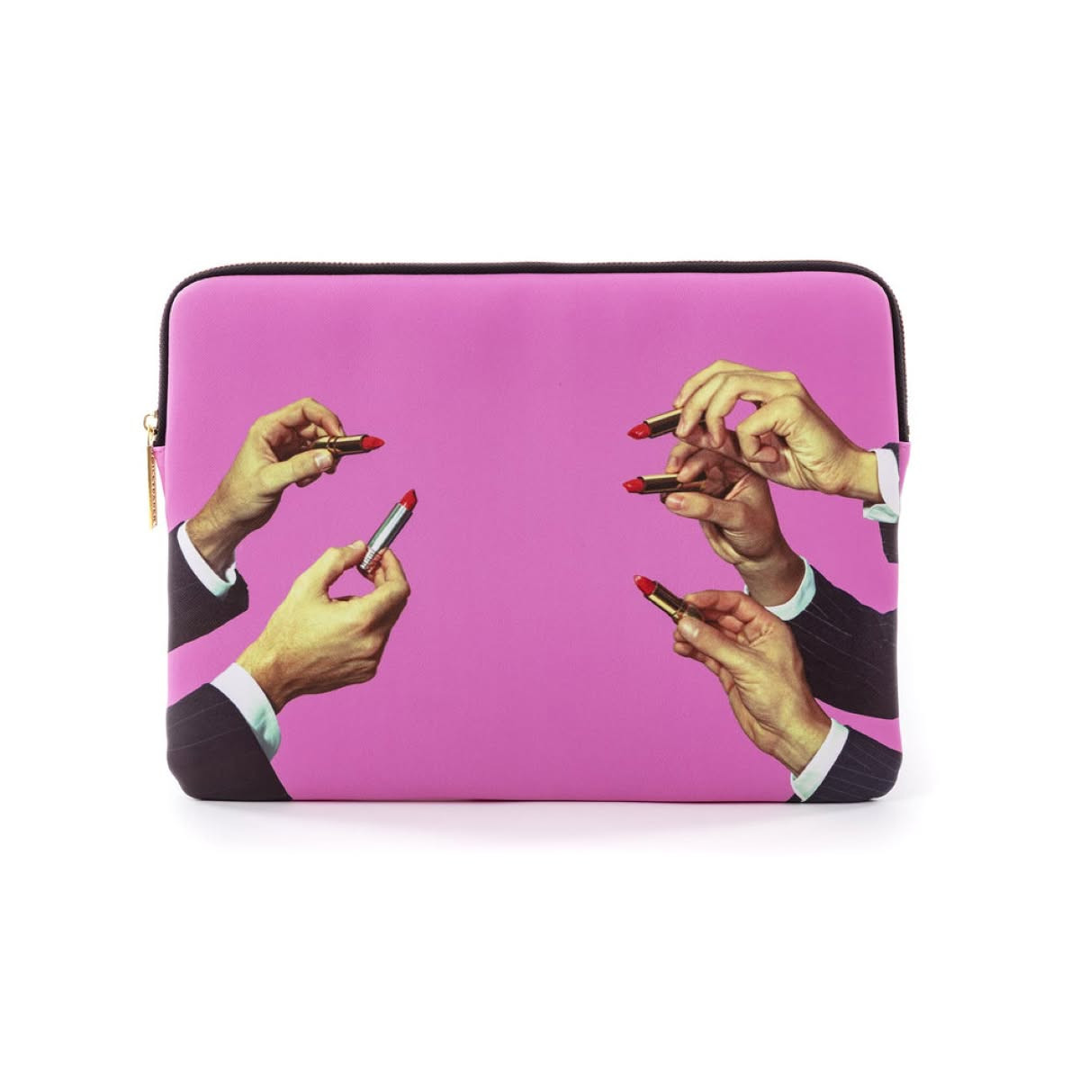 Custodia da Laptop Lipsticks Pink Seletti