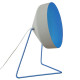 Cyrcus F Cemento lampada da terra In-es.artdesign blu