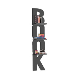 Dark grey book Libreria P4749