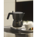 ALESSI DC06/1 B Moka Caffettiera espresso Nero 1 Tazza ambientazione