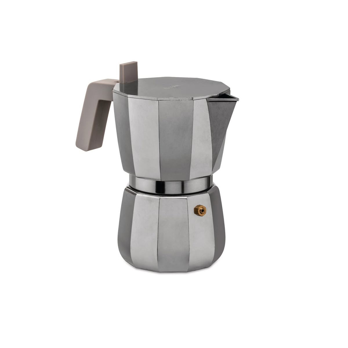 Alessi DC06/3 Moka Caffettiera espresso Grigio 3 Tazze