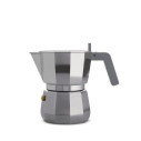 ALESSI DC06/3 Moka Caffettiera espresso Grigio 3 Tazze vista