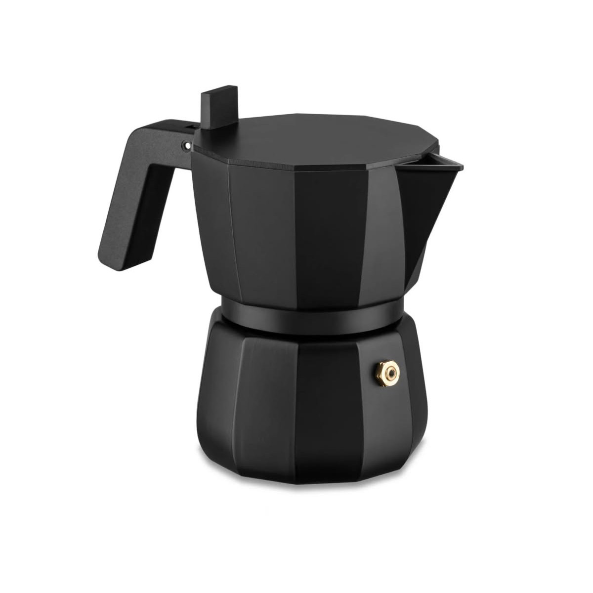 Alessi DC06/6 B Moka Caffettiera espresso Nero 6 Tazze