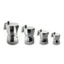 Alessi DC06/6  Moka Caffettiera espresso Grigio 6 Tazze vista