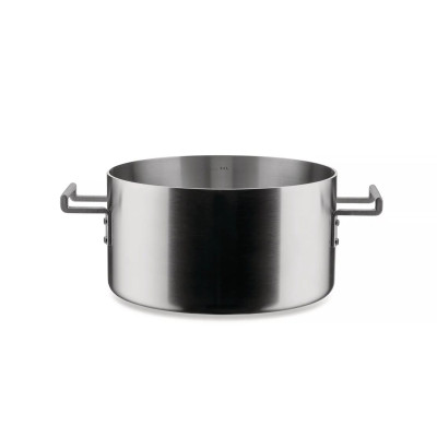 Alessi DC101/24 Convivio Casseruola in trilamina satinata Induzione