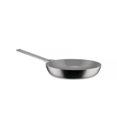 Alessi DC110/24 Convivio Padella a manico lungo in trilamina satinata Induzione