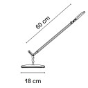 FontanaArte Demi Volee lampada da tavolo dimensioni