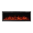 Camino elettrico da parete a incasso frontale Chicago 130 127x14x45 Divina Fire vista