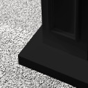 Camino elettrico da terra Jefferson in legno Nero 89,5x90,5x28 Divina Fire dettaglio