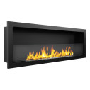 Camino a bioetanolo da incasso a parete 120x40 Furore 120 Divina Fire vista