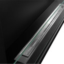 Camino a bioetanolo da incasso ad angolo 120x45 Sutri 120 DX Divina Fire dettaglio