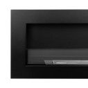 Camino a bioetanolo da parete Siena 120x40 Nero Divina Fire dettaglio