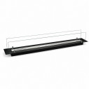 Bruciatore per camino a bioetanolo da incasso con vetri da 120 cm Divina Fire vista