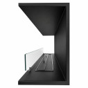 Camino a bioetanolo da incasso Trifacciale 150x50 Giove 150 Topline Divina Fire vista