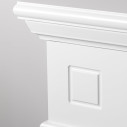 Camino a bioetanolo da terra Cambridge in legno Bianco 110x36x100 Divina Fire dettaglio
