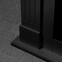 Camino a bioetanolo da terra Cambridge in legno Nero 110x36x100 Divina Fire dettaglio