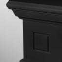 Camino a bioetanolo da terra Cambridge in legno Nero 110x36x100 Divina Fire dettaglio